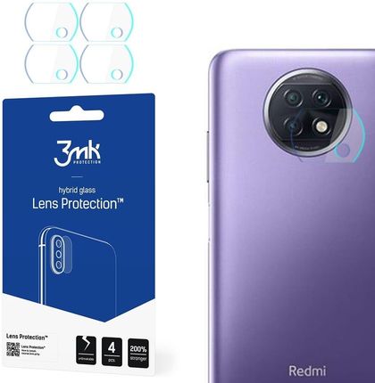 3Mk Szkło Hybrydowe Na Obiektyw Aparatu Lens Protection Redmi Note 9T 5G [4 Pack]