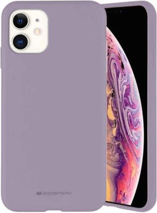 Mercury Silicone Case Samsung A73 5G Purple Fioletowy