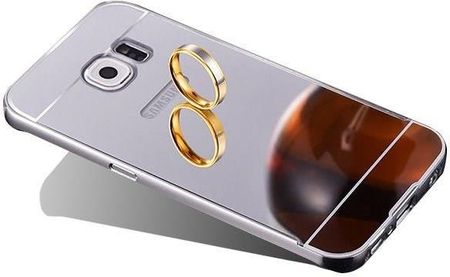 4Kom.Pl Etui Bumper Plecki Mirror Do Samsung Galaxy S7 Edge Srebrne