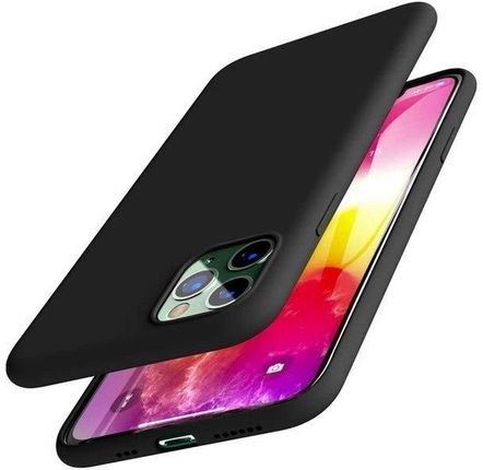 Alogy Etui Silikonowe Slim Case Do Apple Iphone 11 Pro Max Czarne