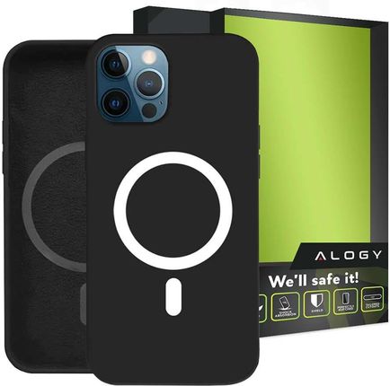 Alogy Etui Do Mag Safe Ładowarek Qi Iphone 12 Pro Max Czarne