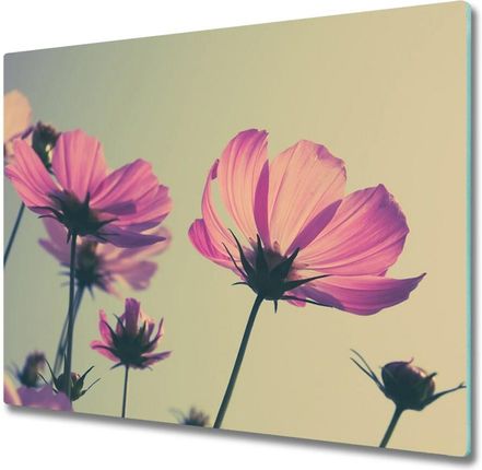 Tulup Deska Kuchenna Różowe Kwiaty 2X30X52cm (Pldknn104707608)