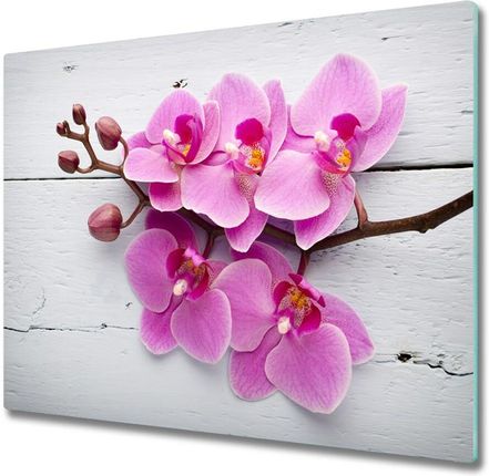Tulup Deska Kuchenna Orchidea Na Drewnie 2X30X52cm (Pldknn118409675)