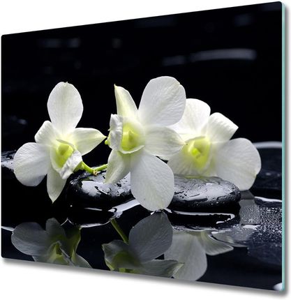 Tulup Deska Kuchenna Kwiat Storczyk Biały 2X30X52cm (Pldknn28908662)