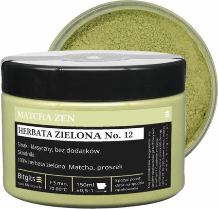 Bitgits Matcha Zen XL Herbata Zielona Matcha 100% 150g
