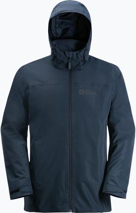 Jack Wolfskin Kurtka Przeciwdeszczowa Męska Taubenberg Granatowa 11153111010006 4064993502794