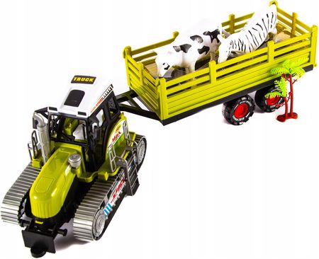 Midex Duży Traktor Na Gąsienicach Przyczepa Różne Kolory