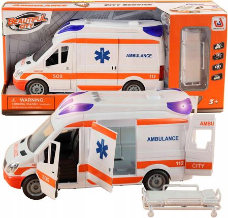 Sferazabawek Auto Karetka Pogotowia Ambulans Efekty Gra Świeci