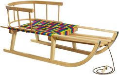 Zdjęcie Enero Sanki Drewniane Dla Dzieci Z Oparciem Beżowy - Wrocław