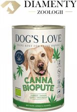 Dog'S Love Canna Canis Bio Pute Ekologiczny Indyk Z Konopiami Dynią 400G