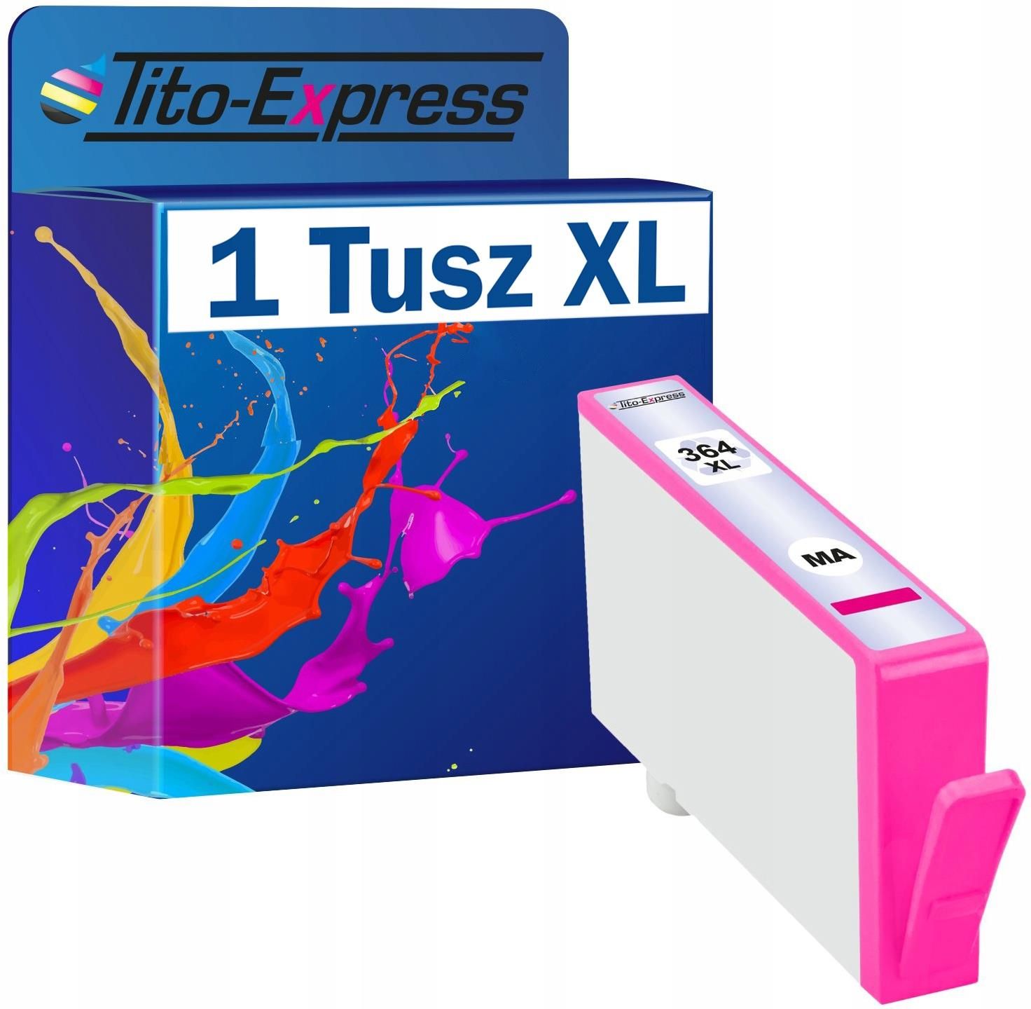 Tusz TITO-EXPRESS TUSZ DO HP 364 XL 5524 5520 3520 3070A MAGENTA Do ...