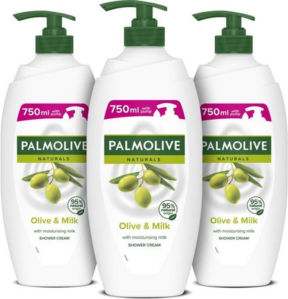 Palmolive żel pod prysznic Olive&milk 3x750ml