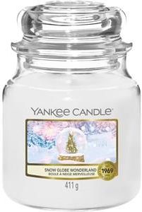 Yankee Candle Zapachy Do Pomieszczeń Świece Zapachowe Snow Globe Wonderland Classic Medium Glass 411 G 184722