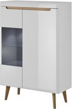 Zdjęcie Piaski Witryna Niska Nordi Nwt90 Biały Połysk 100261007 - Rzepin