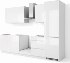 Zdjęcie Zestaw Mebli Kuchennych Rimini 300 P Biały Połysk 100351715 - Błonie
