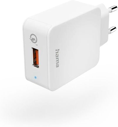 Hama Qualcomm Quick Charge 3.0 USB 19,5W biała (201642)