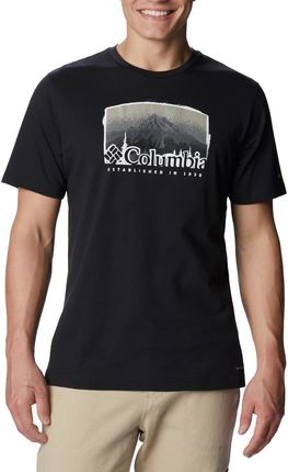 Męska Koszulka z krótkim rękawem Columbia Thistletown Hills Graphi 1990764010 – Czarny