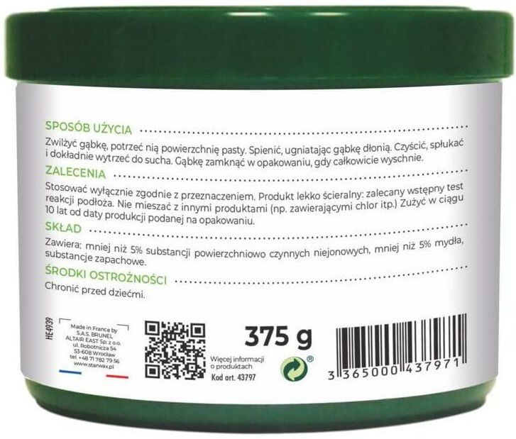 Starwax Pasta Uniwersalna Soluvert 0.375G - Opinie i atrakcyjne ceny na ...