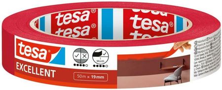 Tesa Taśma maskująca EXCELLENT czerwony (56545)