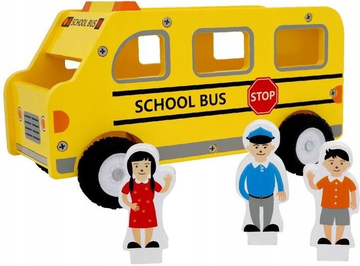 Mini Matters Drewniany Autobus Sorter Dla Dzieci - Ceny i opinie - Ceneo.pl