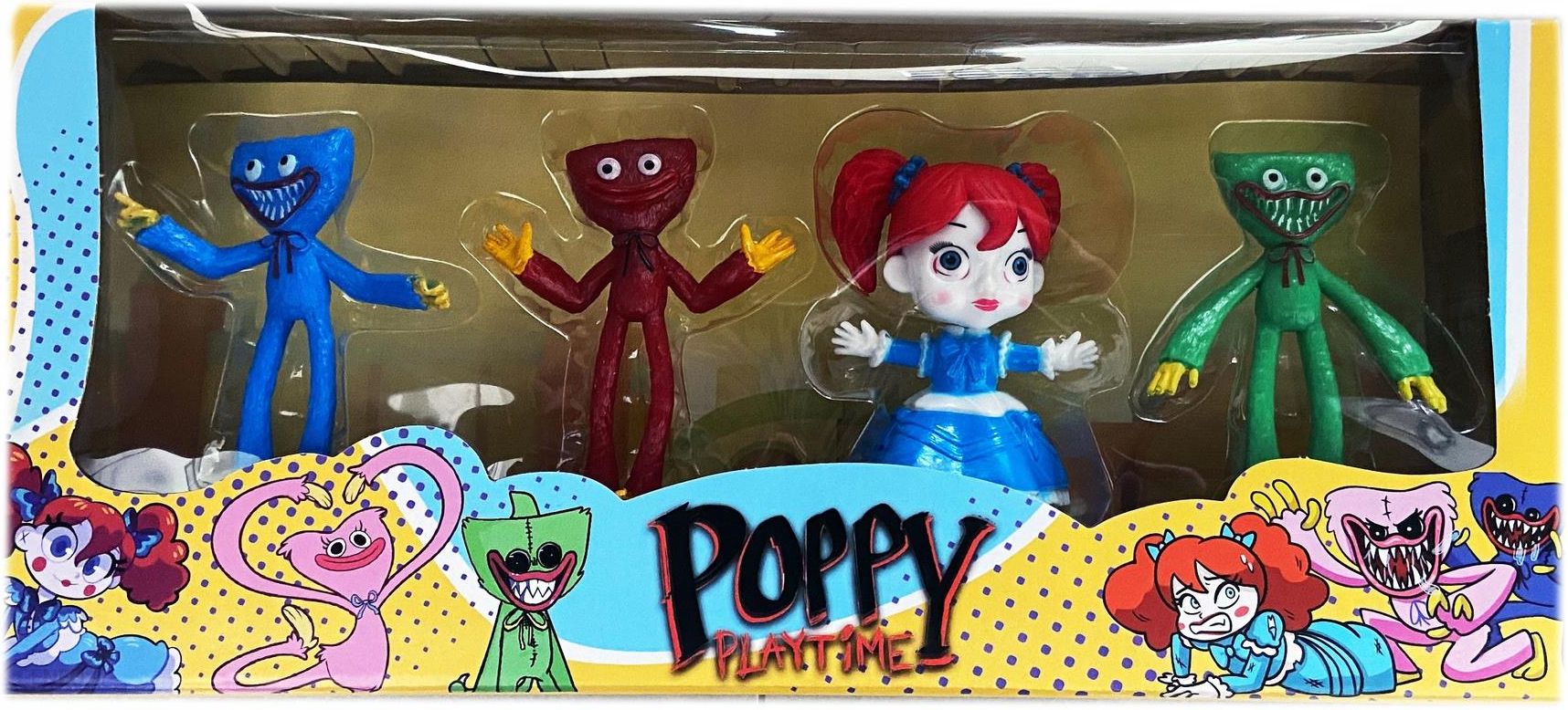 Poppy Playtime Kit 4 Pelúcias Huggy Wuggy, Mommy Long Legs no Shoptime