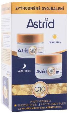 Astrid Q10 Miracle Duo Set Zestaw Krem Do Twarzy Na Dzień 50 Ml + Noc Dla Kobiet