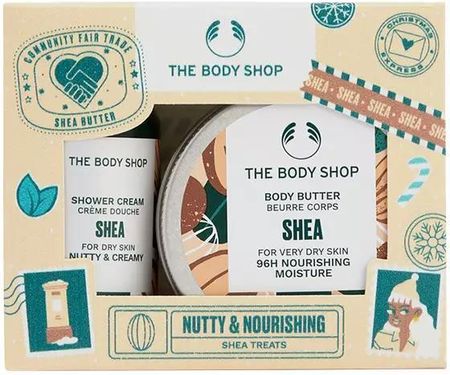 The Body Shop Nutty & Nourishing Shea Treats Mini Zestaw Prezentowy