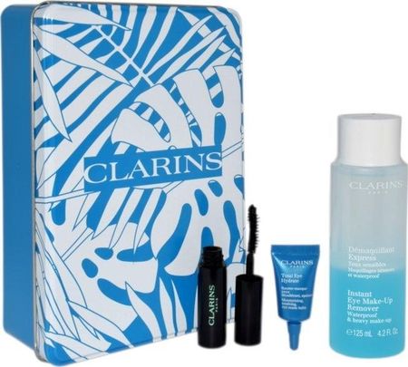 Clarins Set (Instant Eye Make-Up Remover 125Ml+ Total Hydrate 3Ml + Mascara 3Ml)