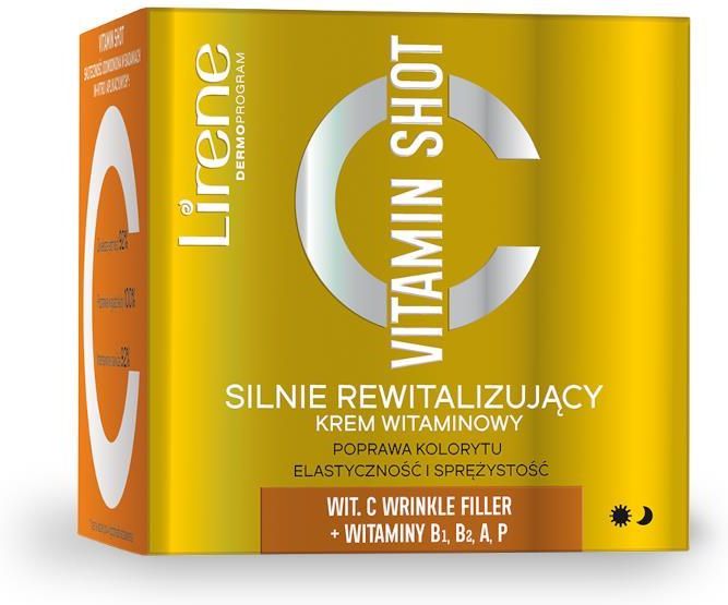 Krem do twarzy Eris Lirene Vitamin Shot Silnie Rewitalizujący Krem