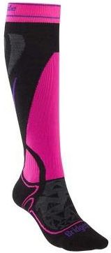 Skarpety narciarskie Bridgedale Ski Midweight Merino E Lady black/pink M 38-40