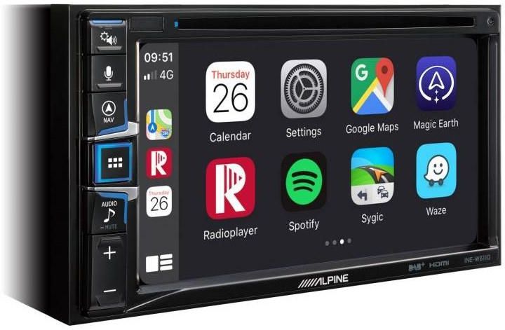 Alpine ILX-705D stacja multimedialna 2-DIN DAB+ Android Auto Apple