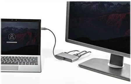 Startech.Com Thunderbolt 3 Mini Dock - Portable Dual Monitor Tb3 Laptop Docking Station Hdmi 4K 60Hz 2X Usb-A & Gbe 11& (28Cm) Cable (Tb3 (Tb