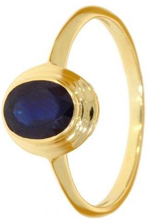 Złoty pierścionek z szafirem PR.00937 pr.585