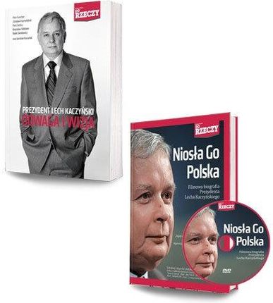Lech Kaczyński: Odwaga i wizja oraz Niosła go Polska - pakiet książek