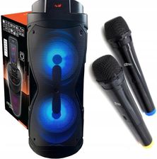 Partytech Boombox Przenośny Bt 800W Karaoke Mikrofon