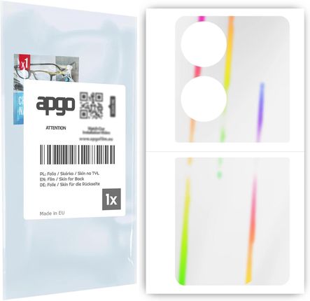 Folia Na Tył Rainbow Ray (Tęcza) Do Huawei P50 Pocket Art Edition (391168)