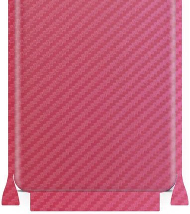 Folia Na Tył+Boki Carbon Różowy Do Xiaomi Mi 10 Lite 5G (393249)