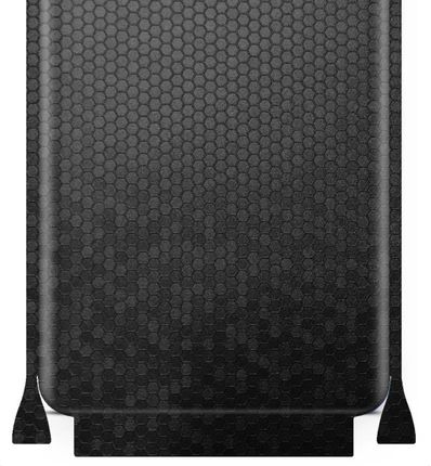 Folia Na Tył+Boki Plaster Miodu Czarny Do Xiaomi Mi 10 Lite 5G (394709)