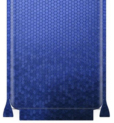 Folia Na Tył+Boki Plaster Miodu Niebieski Do Xiaomi Mi 10 Lite 5G (395048)