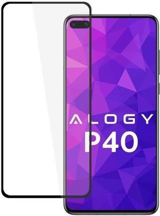 Szkło Alogy Full Glue Do Huawei P40 Czarne (164218)