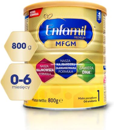 Enfamil Premium MFGM 1 Mleko Modyfikowane Dla Dzieci Od Urodzenia 3x800g