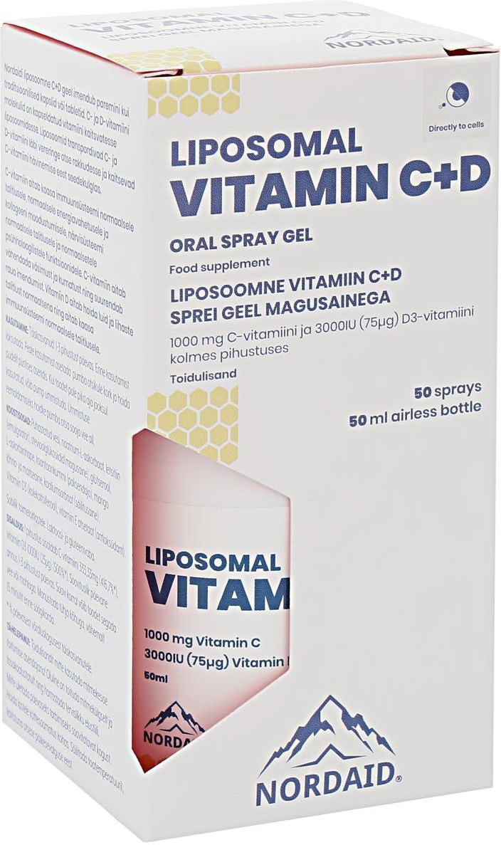 Nordaid Liposomal Vitamin C+D Spray 50ml Opinie i ceny na Ceneo.pl