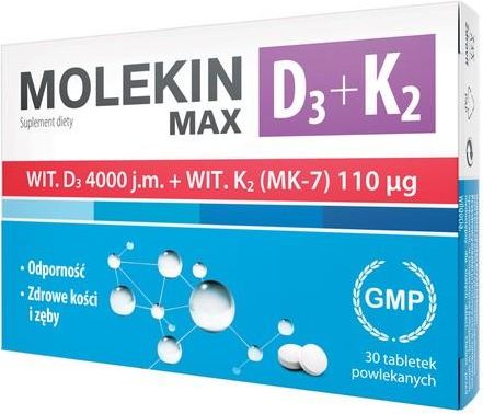 Natur Produkt Pharma Molekin D3+K2 Max 30szt.