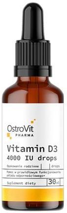 Ostrovit Pharma Vitamin D3 4000 Iu Krople 30ml
