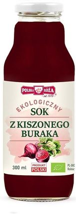 Polska Róża Sok Ekologiczny Z Kiszonego Buraka 300ml Czerwony Burak