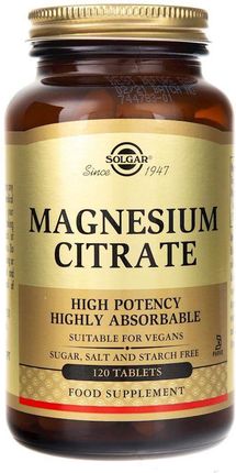 Solgar Magnesium Citrate 120 tabl