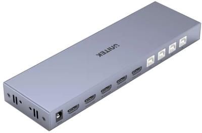 Unitek Przełącznik KVM V306A 4K HDMI 2.0 4-in 1-out +USB