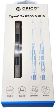 Orico Hub USB 5Gbps 1x USB-A 3.1, 3x USB-A 2.0, aluminowy