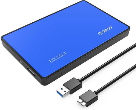 Orico Obudowa HDD/SSD 2,5" USB 3.1 metalowa niebieska