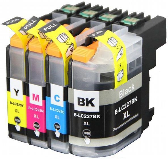 4x Compatibili Brother LC223 XXL LC225 LC227 DCPJ4120 MFC-J 44 - Foto 7